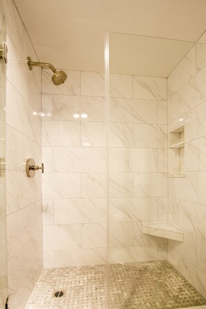 Shower, hair dryer