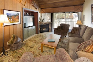 TV, fireplace, Netflix, DVD player