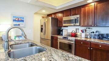 Condo (South Seas Bayside Villa 5344) | Private kitchen | Coffee/tea maker, cookware/dishes/utensils