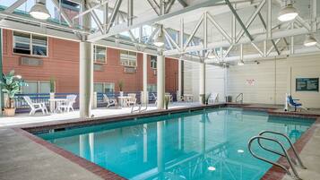 Indoor pool, a heated pool