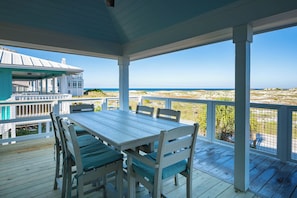 Outdoor dining - Dune Watch ~ 345 Pine St ~ Grayton Beach (Grayton Beach)