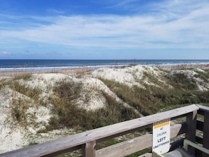 On the beach