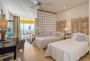 1 bedroom, iron/ironing board, free WiFi, bed sheets - Apartment Sunny View Castillo Santa Clara with Sea View, Pool, Wi-Fi, A/C, Terrace & Garden (Torremolinos)