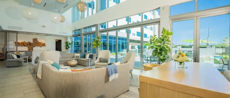 Lobby sitting area