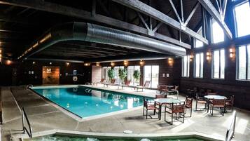 Indoor pool, a heated pool