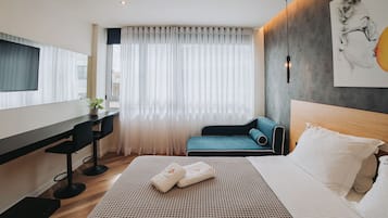 1 dormitori, roba de llit d'alta qualitat i cobrellits