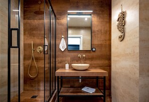 Ducha, cabezal de ducha tipo lluvia, artículos de tocador gratuitos