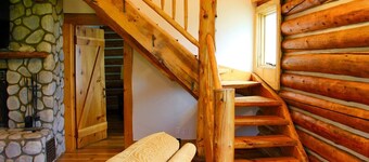 Lena's Cabin in Vail is nestled right beside Gore Creek,  minutes from skiing.