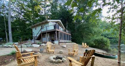 White Mountains Waterfront Chalet w/ Private Beach