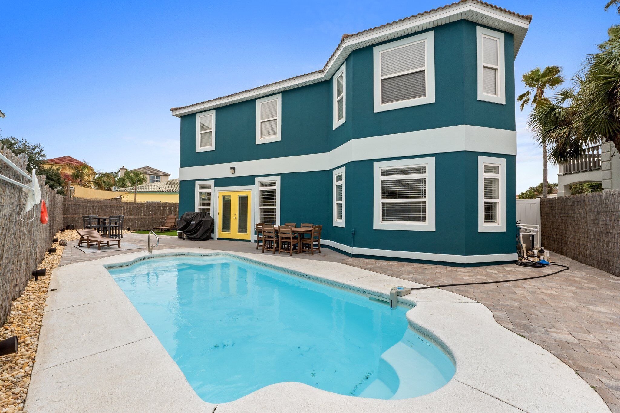 Soak up sunrays lounging by the pool, perfect for the whole group to relax outdoors
