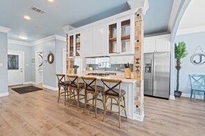 Fridge, microwave, oven, stovetop - Good Vibes | Family Beach Getaway w/ Private Pool & Beach Service & Bikes! (Destin)