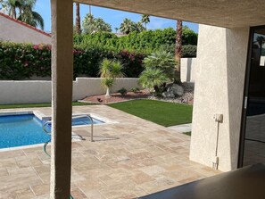 Outdoor pool, a heated pool - Gorgeous Contemporary Palm Desert Home.  Ask about March - April discount!! (Palm Desert)