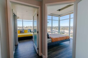 2 bedrooms, iron/ironing board, travel cot, WiFi