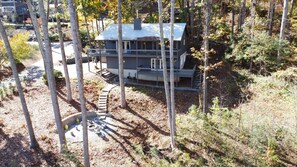 Exterior - Epic Long-Range Mountain Views: 3BR/3BA, Nestled in the Woods & Mins to DT AVL (Asheville)
