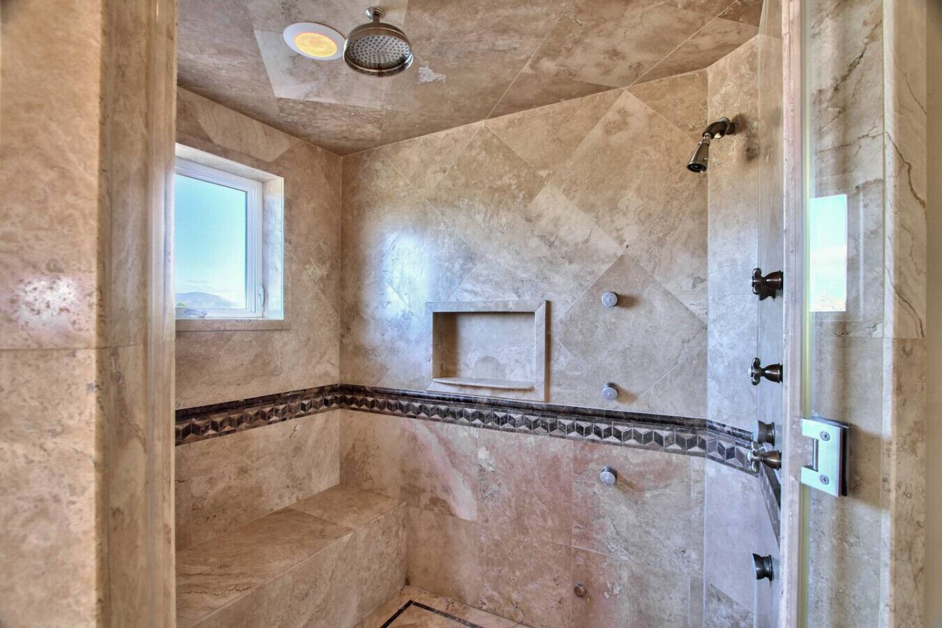 Master shower