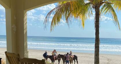RIGHT ON THE BEACH!