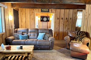 TV connectée, cheminée