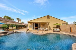 Pool - The Desert Tortoise - The ultimate relaxation destination with beach entrance pool and endless fun! (Indio)