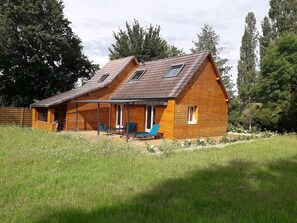Exterior - Lodge with private Nordic spa - 6 pers - 15min from Guédelon - Yonne (Tannerre-en-Puisaye)