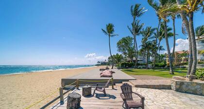 Beachfront 2BR Ground Floor w/ Patio • 15 Steps to Sand • Kite Beach