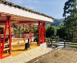 Terrace/patio - Hotel Rural San Remo (Santa Rosa de Cabal)