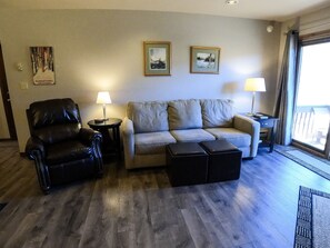 智能电视、壁炉、DVD 播放器