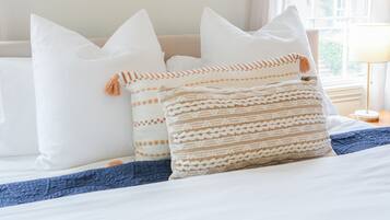 3 soverom, strykejern/-brett, reiseseng for barn og wi-fi (inkludert)