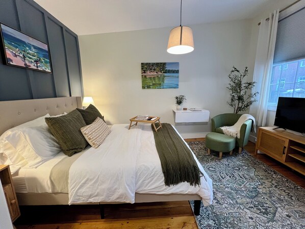 1 غرفة نوم ومكتب ومكواة/لوح كي وواي فاي مجانًا