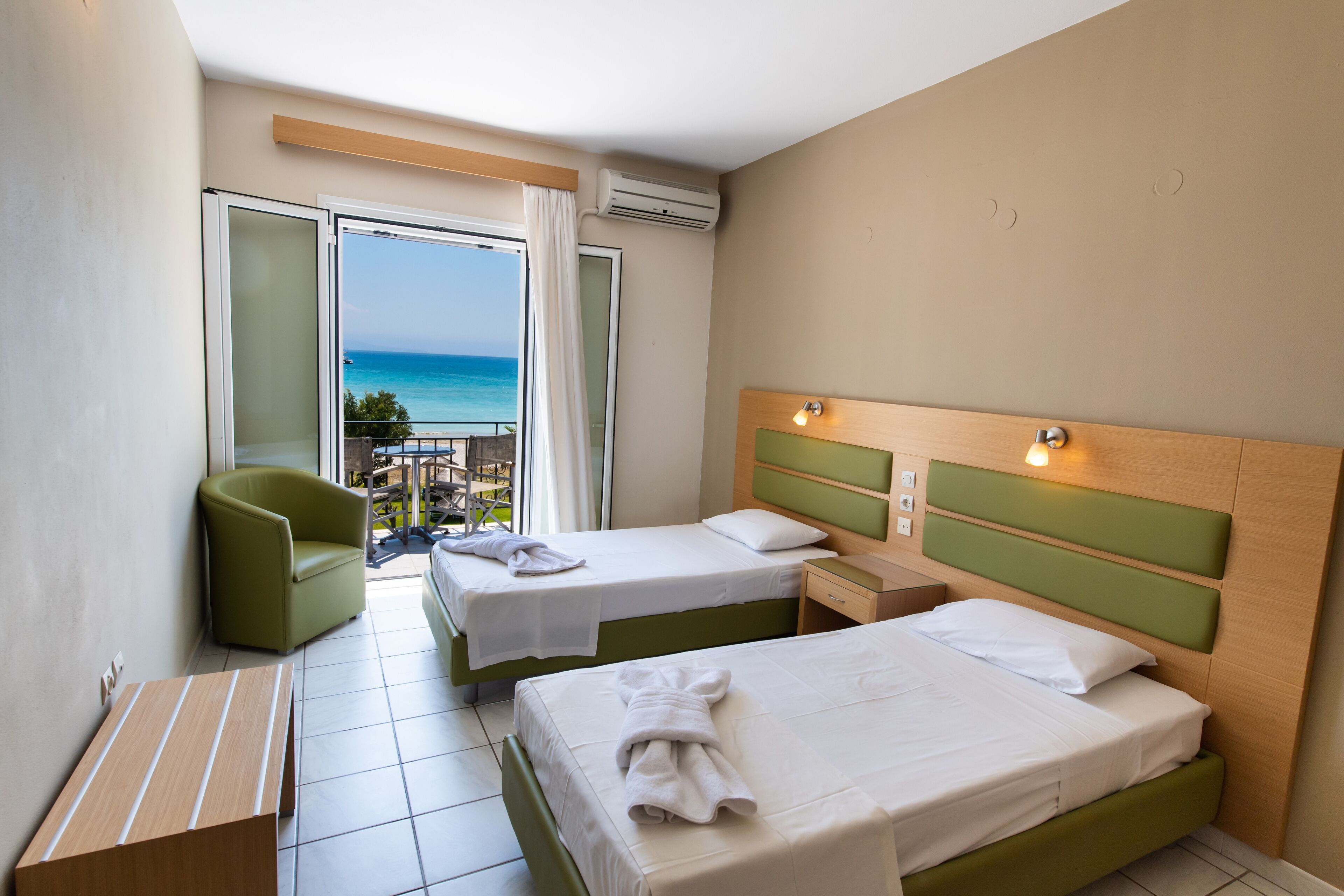 Apartment, Sea View | Desk, iron/ironing board, free WiFi, bed sheets