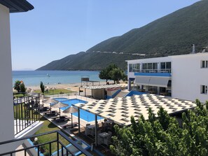 Double or Twin Room, Partial Sea View | Balcony view