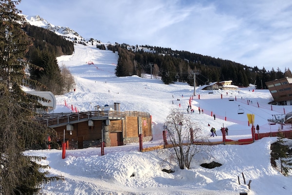 Sur les pistes - départ MontBlanc et Cachette