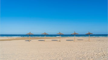 Vlak bij het strand