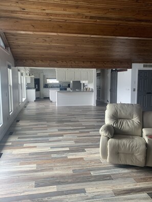 Interior - Lake Front Home with 3 steps to water, private dock, quiet cove & flat yard (Versailles)