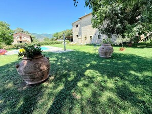 House, 4 Bedrooms, Private Pool, Garden View | Property grounds - Elegant Farmhouse Retreat in Poreta, Italy (Spoleto)