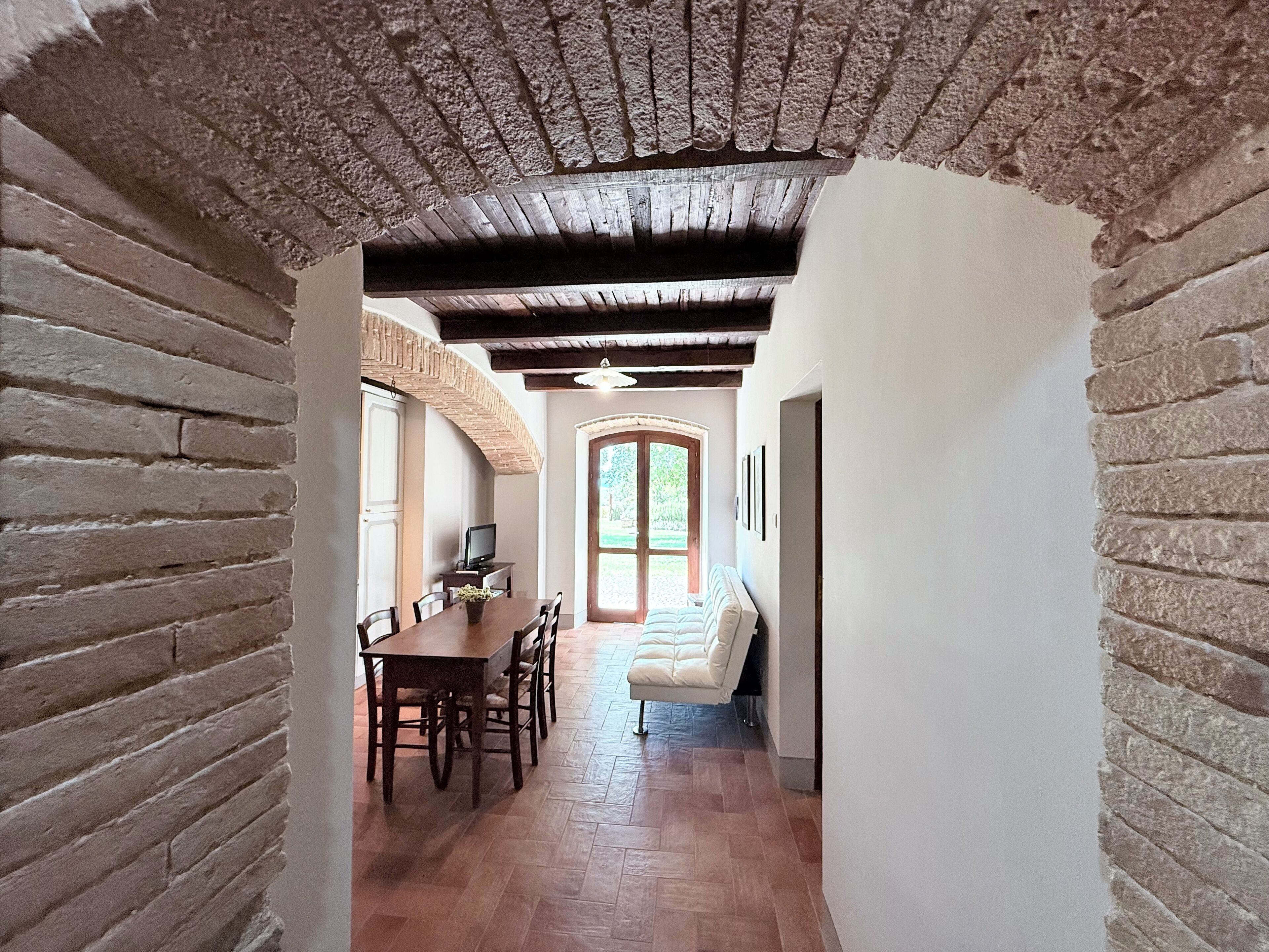 Ferienhaus, 4 Schlafzimmer, eigener Pool, Gartenblick | Innenbereich