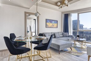 Deluxe Apartment, 1 Bedroom, City View | 1 bedroom, in-room safe, iron/ironing board, free WiFi - NG Residence by NewInn (Istanbul)