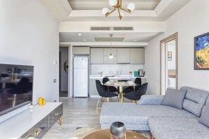 Deluxe Apartment, 1 Bedroom, City View | 1 bedroom, in-room safe, iron/ironing board, free WiFi - NG Residence by NewInn (Istanbul)