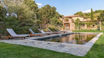 AuĂenpool, beheizter Pool