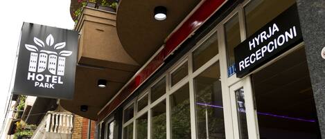 Façade de l’hébergement