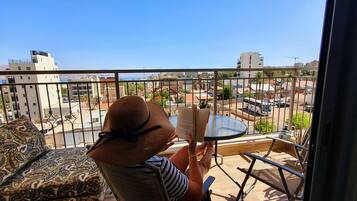 Design Apartment, 1 Bedroom, Beach View | Terrace/patio