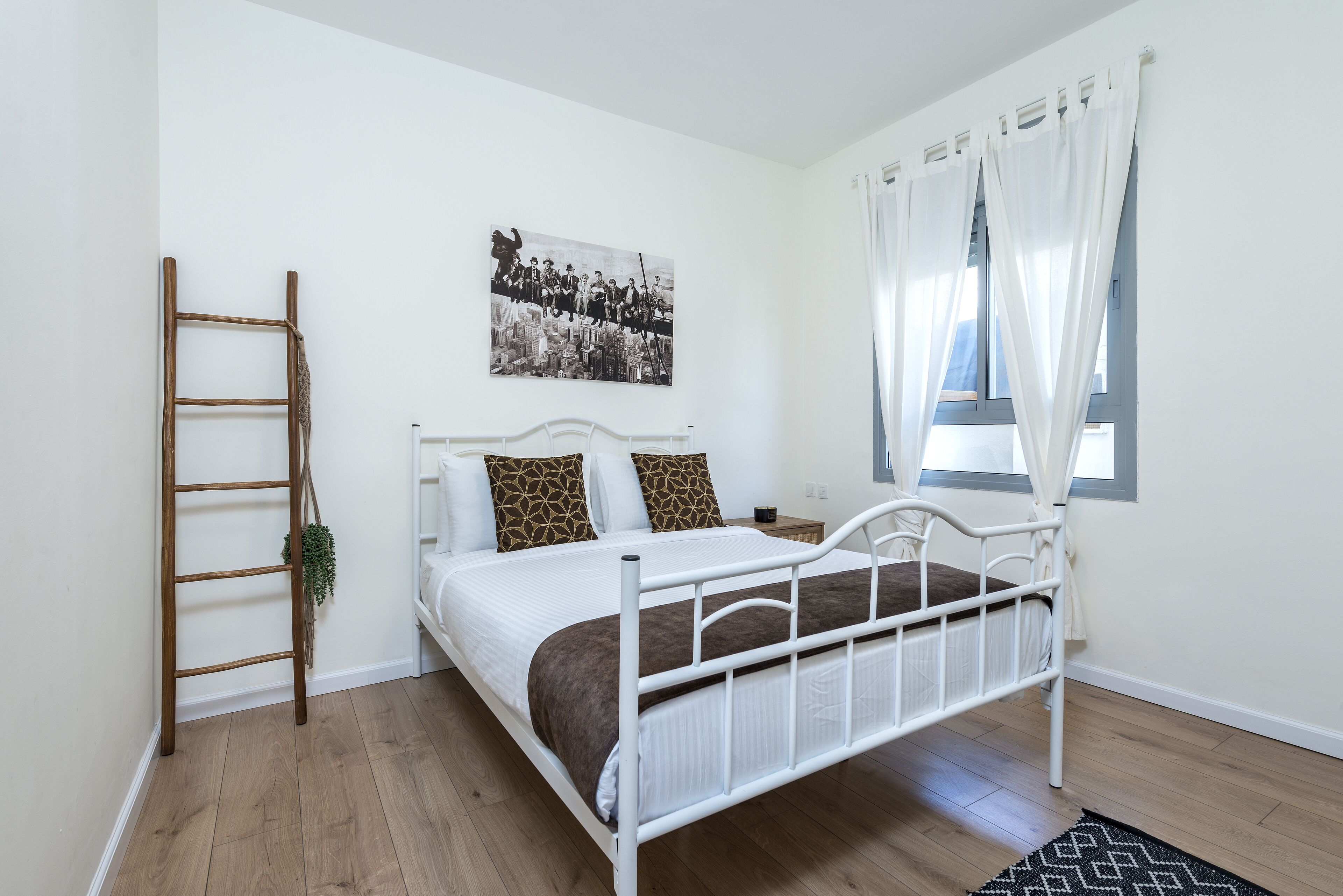 Family Apartment, 2 Bedrooms, Garden Area | In-room safe, desk, soundproofing, iron/ironing board