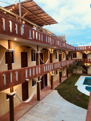 Fassade der Unterkunft