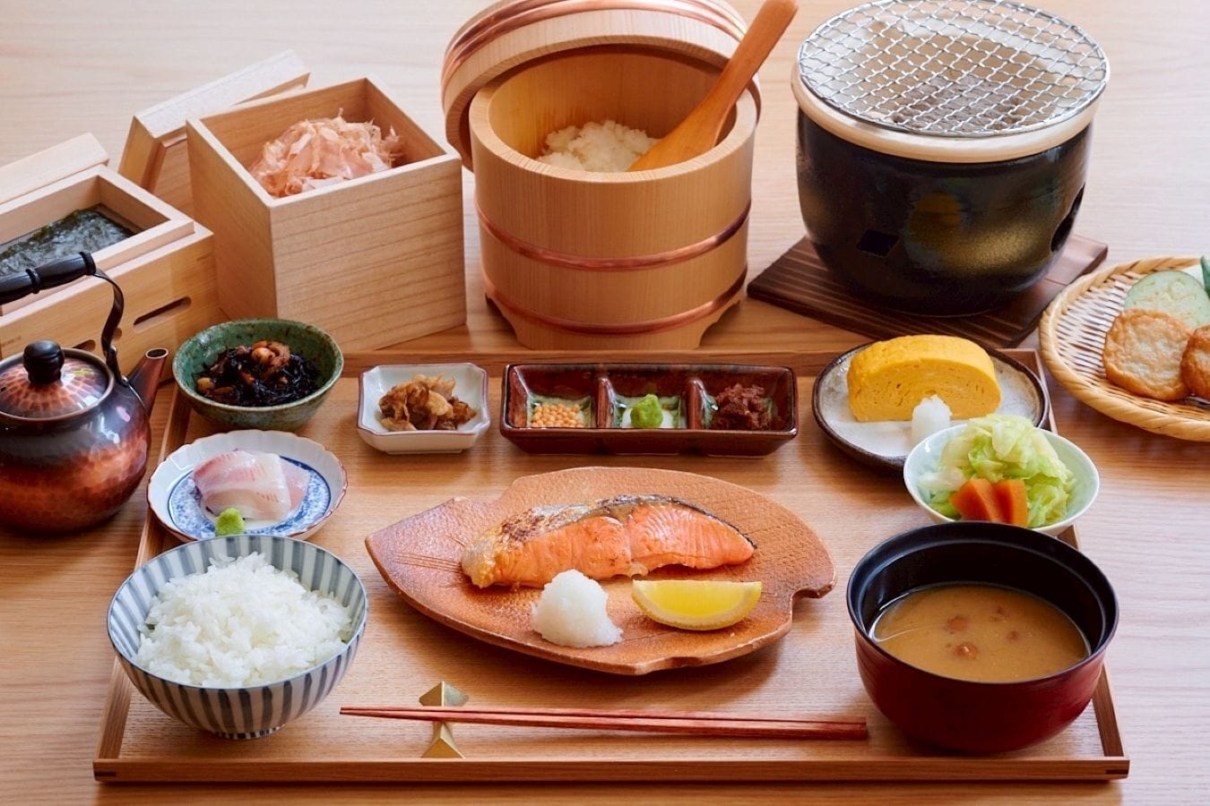 daily japanese breakfast (jpy 2200 per person)