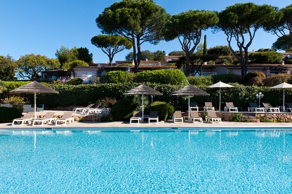 Una piscina riscaldata