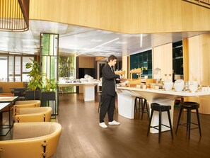 Daily buffet breakfast (KZT 9000 per person)