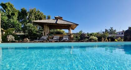 Authentique villa avec piscine chauffée Lajares 3 chambres