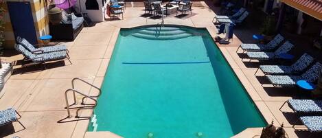 Udendørs pool, liggestole