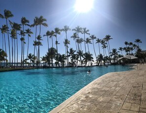 Alberca al aire libre 