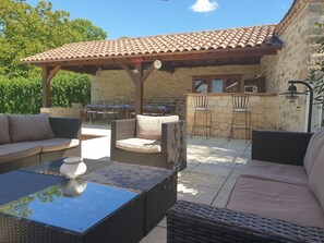 Terrace/patio - Au Fil des Hirondelles (Bio)