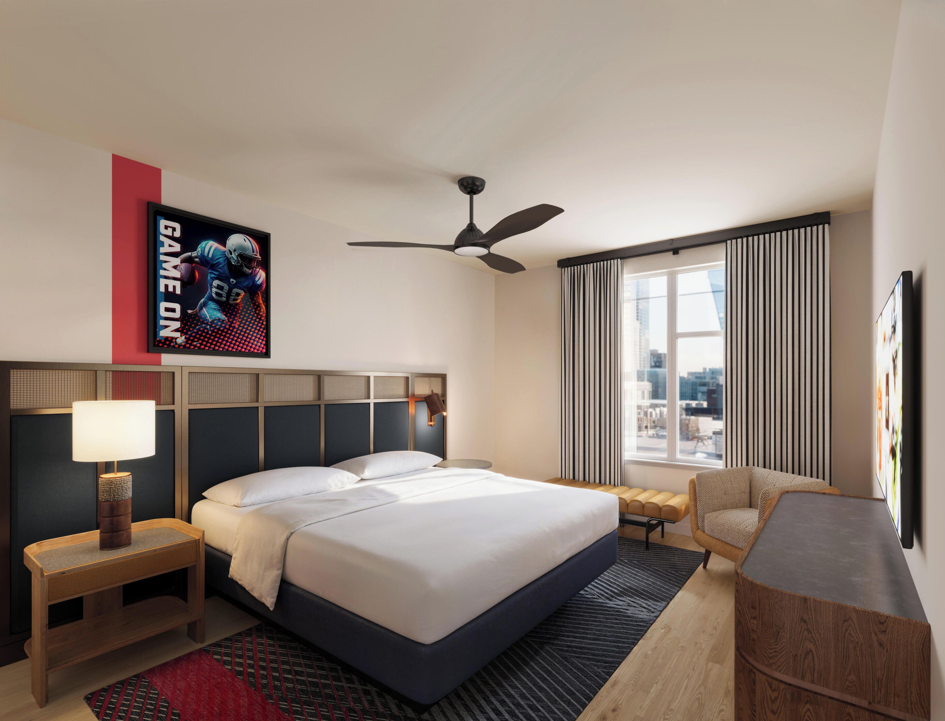 Een strijkplank/strijkijzer, gratis wifi, beddengoed